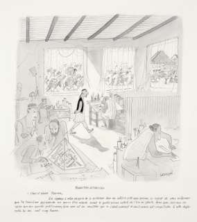 Jean-Jacques Sempé Né En 1932 La Troisième Pyramide Encre de Chine, Lavis Et Mine de Plomb Sur Papier Pour Un Dessin Publié E... | La troisième pyramide | Artcurial