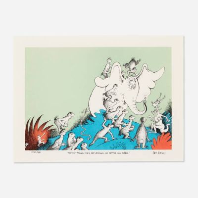 Dr. Seuss | They’ve Proved They Are Persons, No Matter How Small (Dr. Seuss Enterprises, 2002) | Landry Pop Auctions
