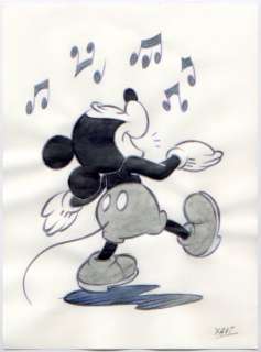 Xavi - Dibujo original - MICKEY SINGING - First edition (2020) | Catawiki