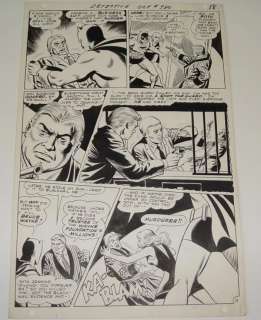 86: DETECTIVE COMICS #380. PAGE 18. | Weiss Auctions