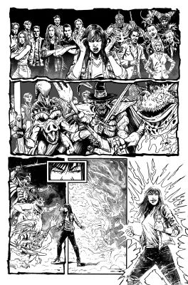 Gavin Smith | Gavin Smith - Mighty Morphin Power Rangers: Zord Quest #1, Page 23 | Modern Mythology Comic Art