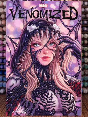 David Dias - Gwenom - Venomized #1 - Original Sketch Cover Art