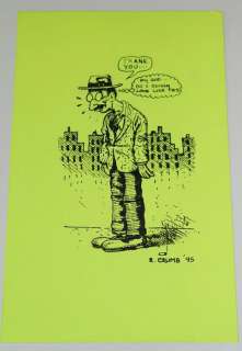 452A: ORIG ROBERT CRUMB SELF PORTRAIT DRAWING | Weiss Auctions