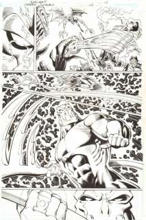 Rick Burchett, Rodney Ramos - green lantern #169 p. 14 - green lantern and kilowog action in the underworld - 2003