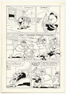 Topolino n. 728 - L. Gatto - tavola originale "Paperino e la brocca rapita" - Loose page - First edition - (1969) | Catawiki