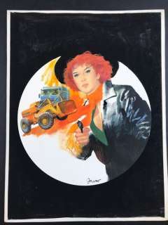 Segretissimo n. 946 - Jacono - original cover "Fuga da Amburgo" - Loose page - (1982) | Catawiki