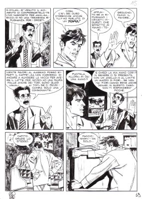 Angelo Stano | Dylan Dog n.233 L’ospite sgradito p.19 | Tavole Originali