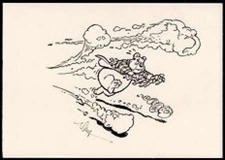 Raymakers, Wil - Original drawing - Cover - Bommel en Tom Poes - Moet ik dan alles alleen doen ? - (2010)