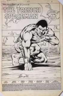 Mark Bright Gerry Acerno - power man and iron fist 117 pg 1 splash (marvel, 1985) luke cage