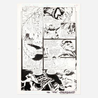 Lot 311 - Chuck Wojtkiewicz and Drew Geraci, Justice League America #105 Story Page 11 Original Art (DC Comics, 1995) | Landry Pop Auctions