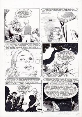 Lucio Filippucci | Il Mistero delle Nuvole Parlanti p.65 | Tavole Originali
