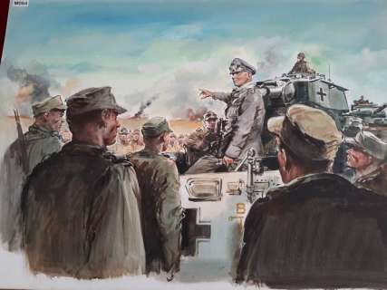 R Molino - 2x illustrazioni originali "Fatti di guerra" - Loose page - (1970) | Catawiki