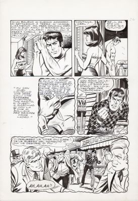Leone Frollo | La Vedova Nera Episodio n.4 p.26 | Tavole Originali