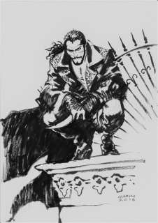 Marini - Dessin original Ã  l’encre de chine Drago - Rapaces - (2016) | Catawiki