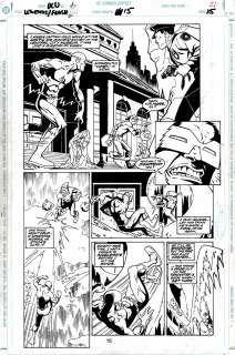 Richard Case - Legends of the Dc Universe #15 P 15 (Flash Vs Captain Cold!) 1999