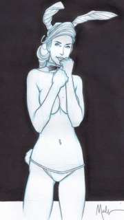 Malfin, Nicolas - Dessin orignal - Pin-Up | Catawiki