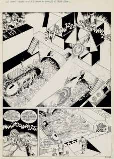 Paape, Eddy & Greg | LUC ORIENT Planche originale n°16 à l’encre de Chine | Cornette de St Cyr