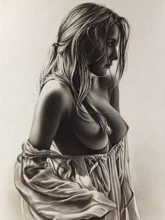 Y. Novostavskiy - Original PinUp Erotic Art Dry Brush Oil Illustration 42x29,5 cm. (A3) Signed - Loose page | Catawiki