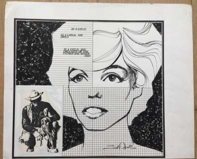 Simonson, Walter - Original drawing - Marilyn - Glamour - (1982) | Catawiki