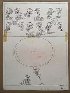 Gennaux, Serge - Planche originale - L’Homme aux phylactère - (1978) | Catawiki