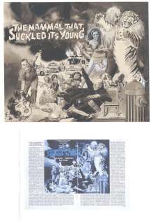 Gray Morrow | Morrow - The Manamal That Suckled Its Young, National Lampoon #20, 1971 | Russ Cochran