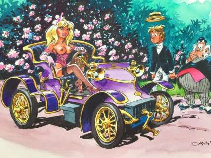 Dany - Dessin original couleur - Olivier Rameau et Colombe | Catawiki