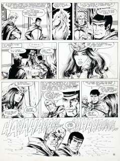 Vance - Bob Morane, planche n°28 Ã  l‘encre de Chine …