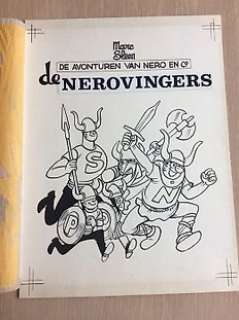 Marc Sleen - Sleen, Marc - Originele cover Nero - De Nerovingers - Het Volk 2de reeks - (1975)