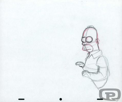 Collective | The Simpsons, Animation Sketches - Homer, Disappointed | Pulp’s Art