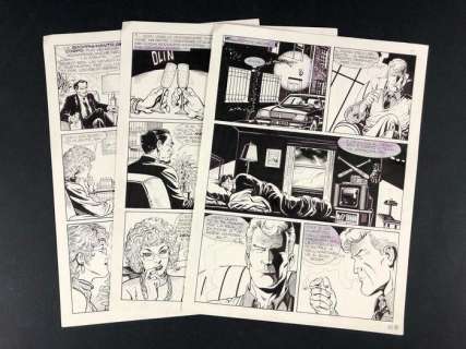 Castelli, Romanini | Martyn Mistére n° 268 - Romanini - Programma "multilife" - 3x tavole originali - Page volante - (2004) | Catawiki