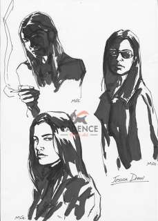 Michael Gaydos - Jessica Jones (Concept Drawing) issue #ALIAS aka Jessica Jones (Original Design Sheet)