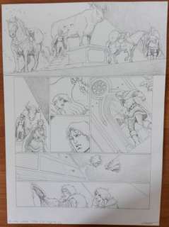 Bono, Fabio | Fabio Bono (De Rode Ridder) - Originele pagina - Potloodversie - De Rode Ridder 256 - Het Offer - Page volante - (2017) | Catawiki