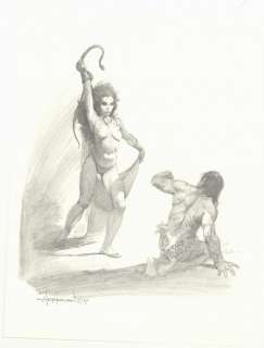 Mike Hoffman | Hoffman - The Serpent Priestess!, Pencil Sketch, 2017 NO RESERVE! | Russ Cochran