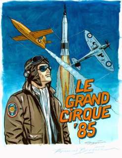 Bergese Francis | Projet abouti pour une affiche Le grand Cirque en 1985... | Vermot et Associés