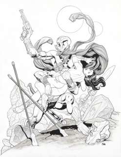 Cho Frank | "Dejah Thoris and Barsoomian", 2008 | Urania Casa d’Aste