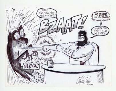Space Ghost Coast to Coast Sketch by C. Martin Croker | mycomicshop.com