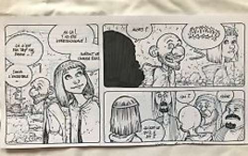 Ratte, David | Ratte, David - Demi-planche originale - Le Voyage des pères - Cycle 2 - (2010) | Catawiki