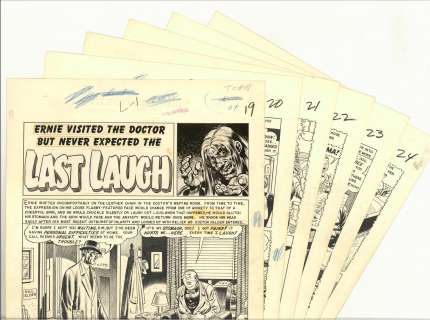Bill Elder/Ck - Last Laugh | Elder/CK - LAST LAUGH, Tales from the Crypt #38, 1953, Original EC Art | Russ Cochran