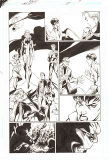 Art Thibert, Mark Bagley - Trinity #34 P.7 - Lois Lane, Alfred Pennyworth, & Others - 2009 Signed By Mark Bagley