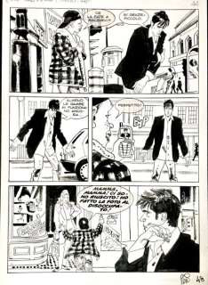 Angelo Stano | Dylan Dog n. 233 - Angelo Stano - Tavola originale - Page volante - Exemplaire unique - (2006) | Catawiki