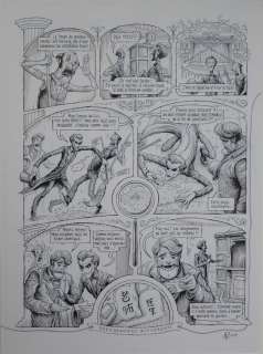 Benoit Dahan - Planche 18 : Dans la tête de Sherlock Holmes (vendue)