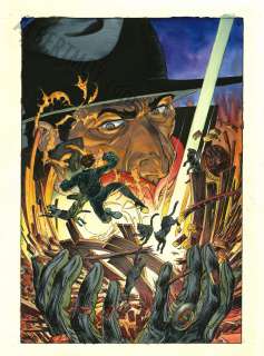 Michael Kaluta - The Shadow: in the Coils of the Leviathan Issue 2 Page Cover