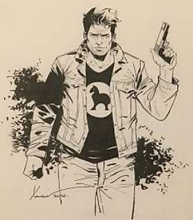 Philippe Xavier | Xavier, Philippe - Portrait original de John Tango - (2020) | Catawiki