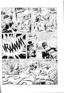 Roberto Diso | Mister No n. 145 - 4x R.Diso - Tavole Originali "Vento di guerra" - Page volante - Exemplaire unique - (1987) | Catawiki