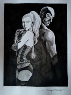 Giuseppe Candita | G. Candita - original artwork " Diabolik ed Eva Kant " - Page volante - Exemplaire unique | Catawiki
