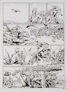 Mourier - Trolls de Troy Comme un vol de pétaures Encre de Chine pour la