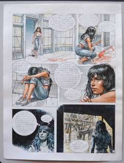 Paolo Eleuteri Serpieri | Druuna, Delta, Charlie #11 - P. E. Serpieri - Acquerello originale su stampa pag.11 - Page volante - (1990) | Catawiki