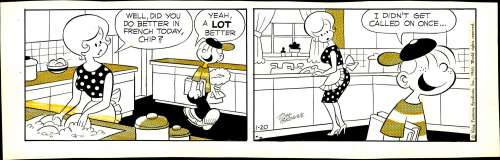 Mort Walker/Dik Browne | Walker/Browne - Hi and Lois, Daily (01/20/1965) NO RESERVE! | Russ Cochran