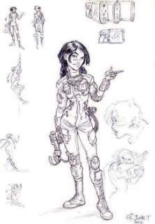 Buchet, Philipe | Sillage Illustration au stylo bille et crayon, réalisée | Cornette de St Cyr