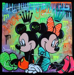 Brisan Gabriel(1967) | Brisan Gabriel(1967) - Original Conceptual Tribure Art - "I Love You" (2021) (2021) | Catawiki